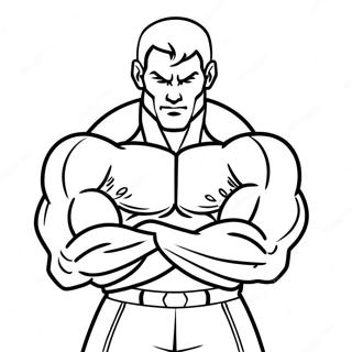 Sterke Muskler Fargeleggingsside 91737-31527