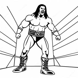 Dynamisk Wwe Bryter Inngang Fargeleggingsside 91839-31613