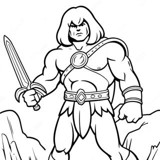 He Man Med Sverd Fargeleggingsside 91941-31690