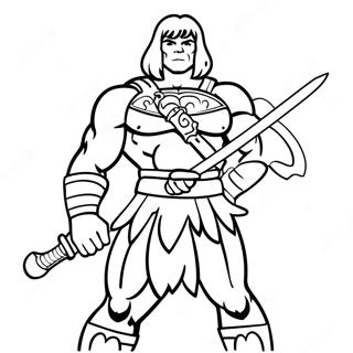 He Man Med Sverd Fargeleggingsside 91941-31691