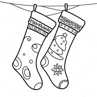 Fargerike Julestromper Fargeleggingsside 91969-31718