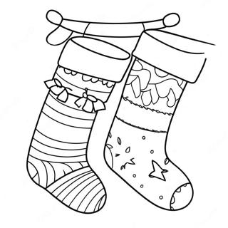 Fargerike Julestromper Fargeleggingsside 91969-31719