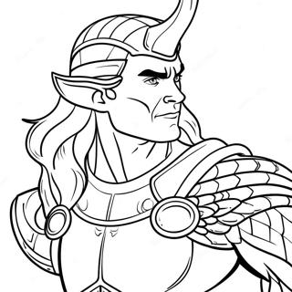 Loki Fargeleggingsark