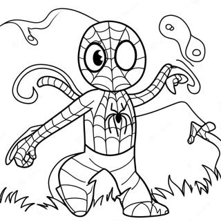 Vennlig Spiderman Trick Or Treating Fargeleggingsside 93021-32535