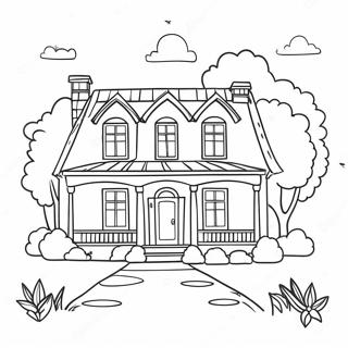 Sjarmerende Landhus Fargeleggingsside 93458 32876