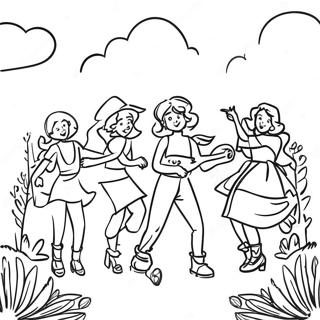 Tradisjonelle Landsfestivaler Fargeleggingsside 93459 32878