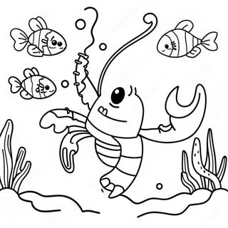 Glad Lobster Under Vann Fargeleggingsside 93922 33234