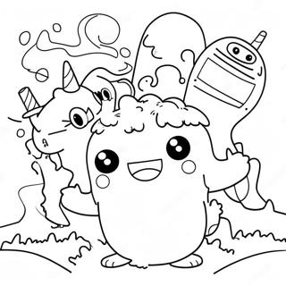 Gledelige Stygge Dukker Fargeleggingsside 94233-33477