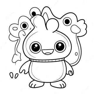 Gledelige Stygge Dukker Fargeleggingsside 94233-33479