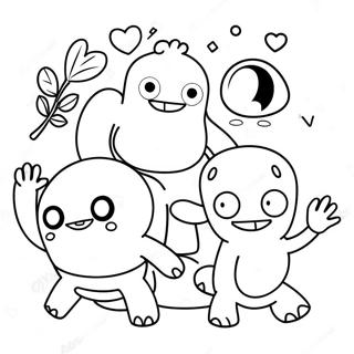 Gledelige Stygge Dukker Fargeleggingsside 94233-33480