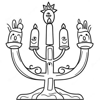 Kjempesot Menorah Fargeleggingsside 94952-34221