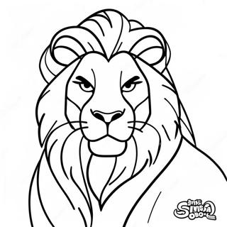 Kloke Mufasa Med Simba Fargeleggingsside 95897-35005