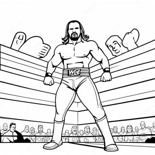 Wwe Ikoniske Oyeblikk Fargeleggingsside 95924 35030