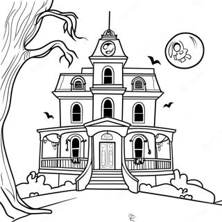 Spokelsesaktig Disney Spokelseshus Fargeleggingsark 96853-35915