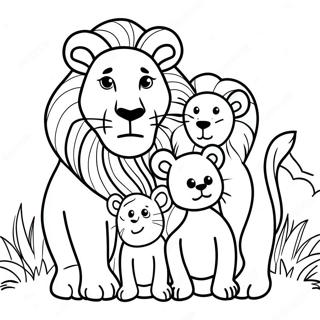 Lovefamilie Sammen Fargeleggingsside 9767-2617