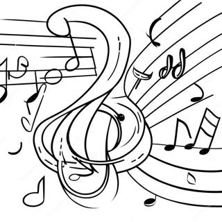 Barnehage Musikk Fargeleggingsark