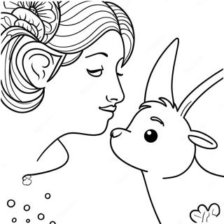 Medfolende Dyr Deler Fargeleggingsside 98062-36982