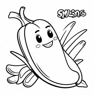 Fargeleggingsside Med Smilende Maiskjerne 99010-37728