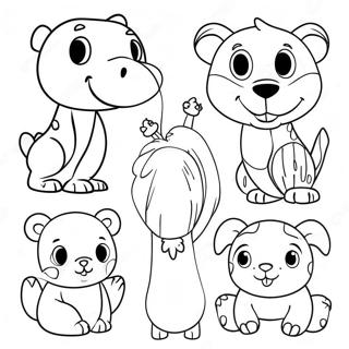 Cvc Dyr Fargeleggingsark 99524-38123